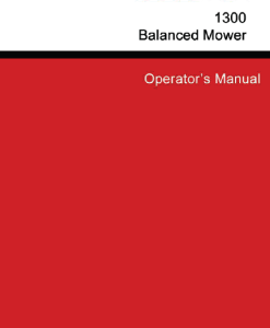 1300 balanced mower